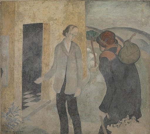 Gastvrijheid voor vreemdelingen, Gustave Van de Woestyne, 1920, Koninklijk Museum voor Schone Kunsten Gent